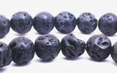Mystical Volcanic Lava Beads - 6mm or 8mm