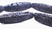 Towering Volcanic Lava Flat Column Beads