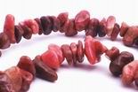 Passionate Pink Rhodocrosite Chip Beads