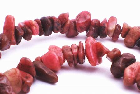 Passionate Pink Rhodocrosite Chip Beads