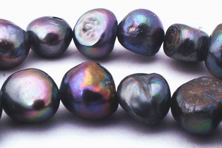 Big Sinful Black Biwa Pearls