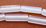 Mystical Opalite Moonstone Tube Beads