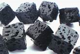 Large Beefy Volcanic Lava Cube Beads