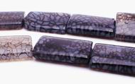 Breathtaking Shiny Polished Web Agate Pillow Beads