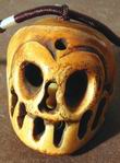 Unusual Bone Tibetan Skull Necklace