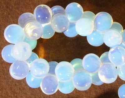 Unusual Moonstone Siamese Beads: MrBead