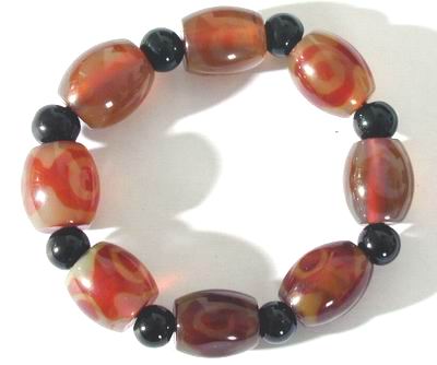 Magical Tibetan Dzi Agate Bead Bracelet