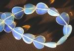 Romantic Opalite Moonstone Heart-shaped Bead Strand