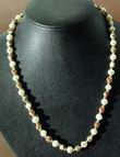 Beautiful Oriental Pearl & Cloisonne Necklace