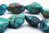 Breathtaking Turquoise Tumbled Nugget Beads - Heavy