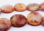 29 Glittering Moroccan Agate Button Beads