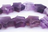 Enchanting Star Amethyst Beads - Unusual!