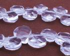 35 Magical Faceted Briolette Crystal Beads