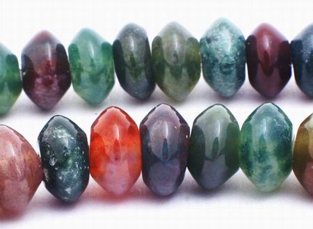 82 Breathtaking Indian Agate Rondelle Beads