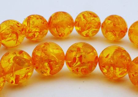 Enchanting Yellow Amber Beads