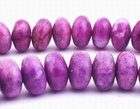 78 Purple Sugilite Rondelle Beads