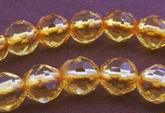 62 Sparking Faceted 6mm Citrine Beads