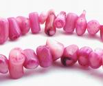 Chunky Lavender Coral Nugget Chip Beads - Unusual!
