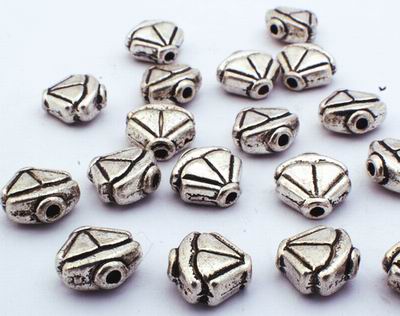 25 Large Fan Bead Spacers - 925