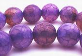 Large 14mm Spring Lavender  Fire  Agate Beads