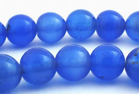Unusual 8mm Blue Aventurine Beads