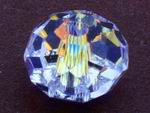 2 x AB Clear Swarovski Ravoli Beads - 6mm x 4mm