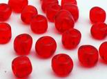 1,000 Fire-engine Red Seed Beads - 4mm x 3mm