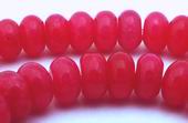 86 Sexy Fushsia Pink Jade Rondelle Beads