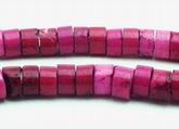 166 Violet-Red Turquoise Heishi Beads