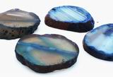 Enchanting Blue Botswana Agate Slab Bead