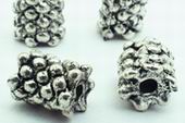 40 Unusual Bumpy Barrel Bead Spacers