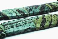 Special Aquamarine Peruvian Opal Tile Beads