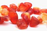 Fancy Drop Mandarin Orange Carnelian Nuggets