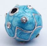 Large Magical Larimar Blue Troll Bead