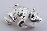 2 Magical Silver Frog Troll Beads