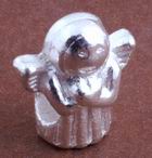2 Silver Guardian Angel Troll Beads