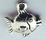 8 Small Enchanting Silver Fish Troll Beads