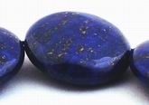 22 Midnight Blue Pyrite Lapis Button Beads