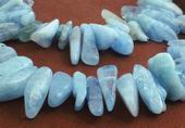 Enchanting Aquamarine Icicle Beads