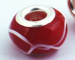 4 Carnival Red Troll Beads