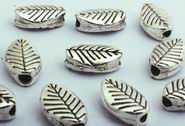 40 Fine Small Leaf Spacers - 925