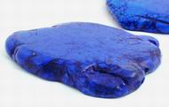 Huge Royal Blue Turquoise Slab Beads - 53mm x 42mm