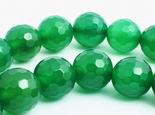 Wonderful Forest-Green FAC Carnelian Beads - 10mm