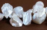 Large Silky Keshi Pearls - very nice!