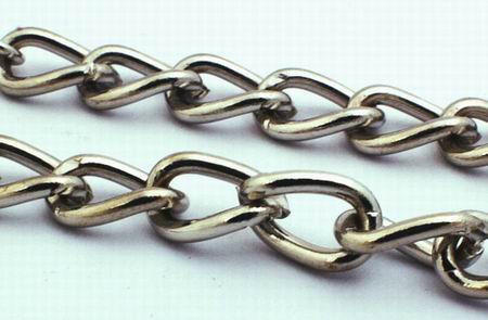 3 Steel Chains - 19-inches long x 8mm links