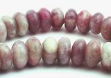 90 Relaxing Lepidolite Rondelle Beads