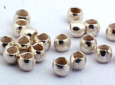 20 Fine Thai Silver Barrell Spacers - 2mm x 2mm