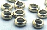 20 Shiny  Thai Silver Ring Beads - 3mm x 2mm