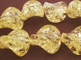 Light Butterscotch Twist Amber Beads - Large