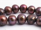 Delicious Chocolate Pearls - 8mm to 9mm